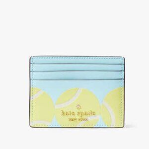 ♠️♠️ Kate Spade Grand Slam Tennis Small Slim Card Holder NWT